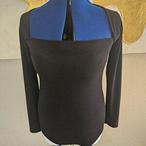 Torrid black ribbed body suit